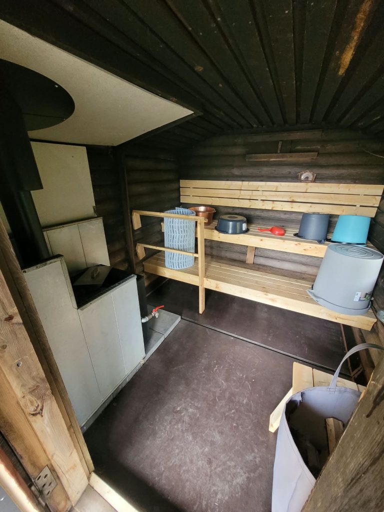 Sauna sisältä